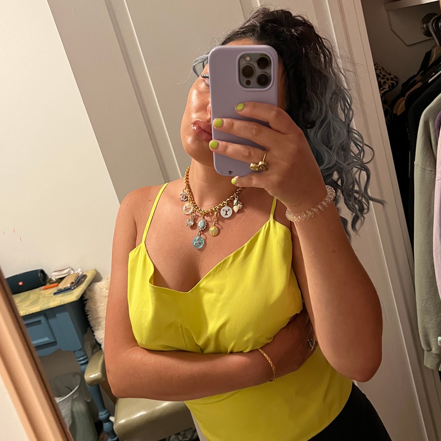 ecstasy upcycled necklace (1 of 1)