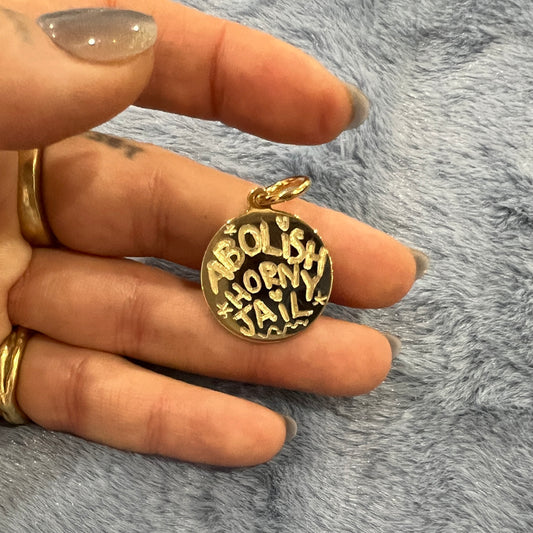 ABOLISH HORNY JAIL ¹ ᵒᶠ ¹ dog tag