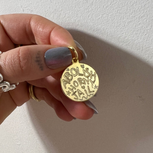 ABOLISH HORNY JAIL ¹ ᵒᶠ ¹ dog tag
