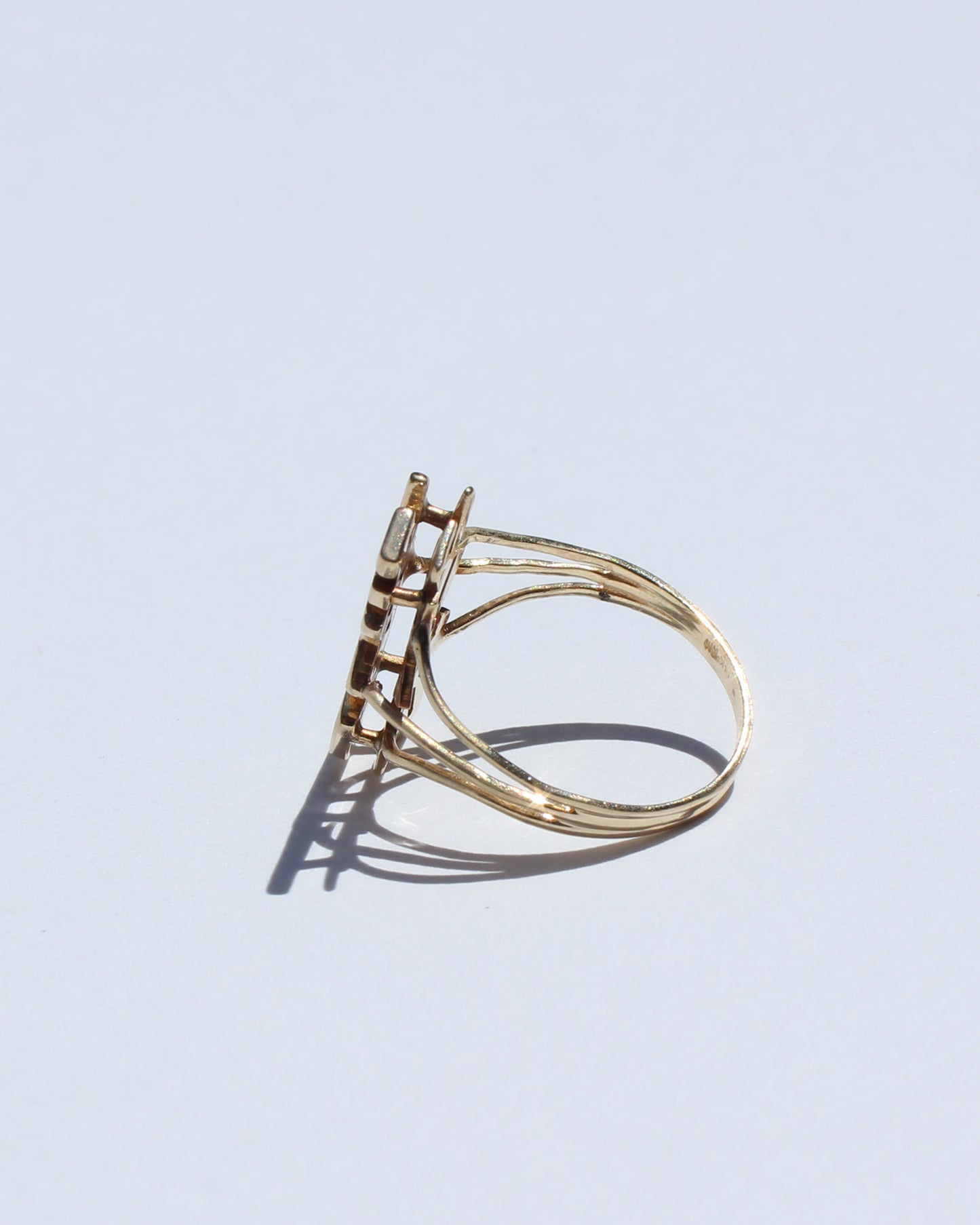 ILOVEYOU vtg 14kt gold ring