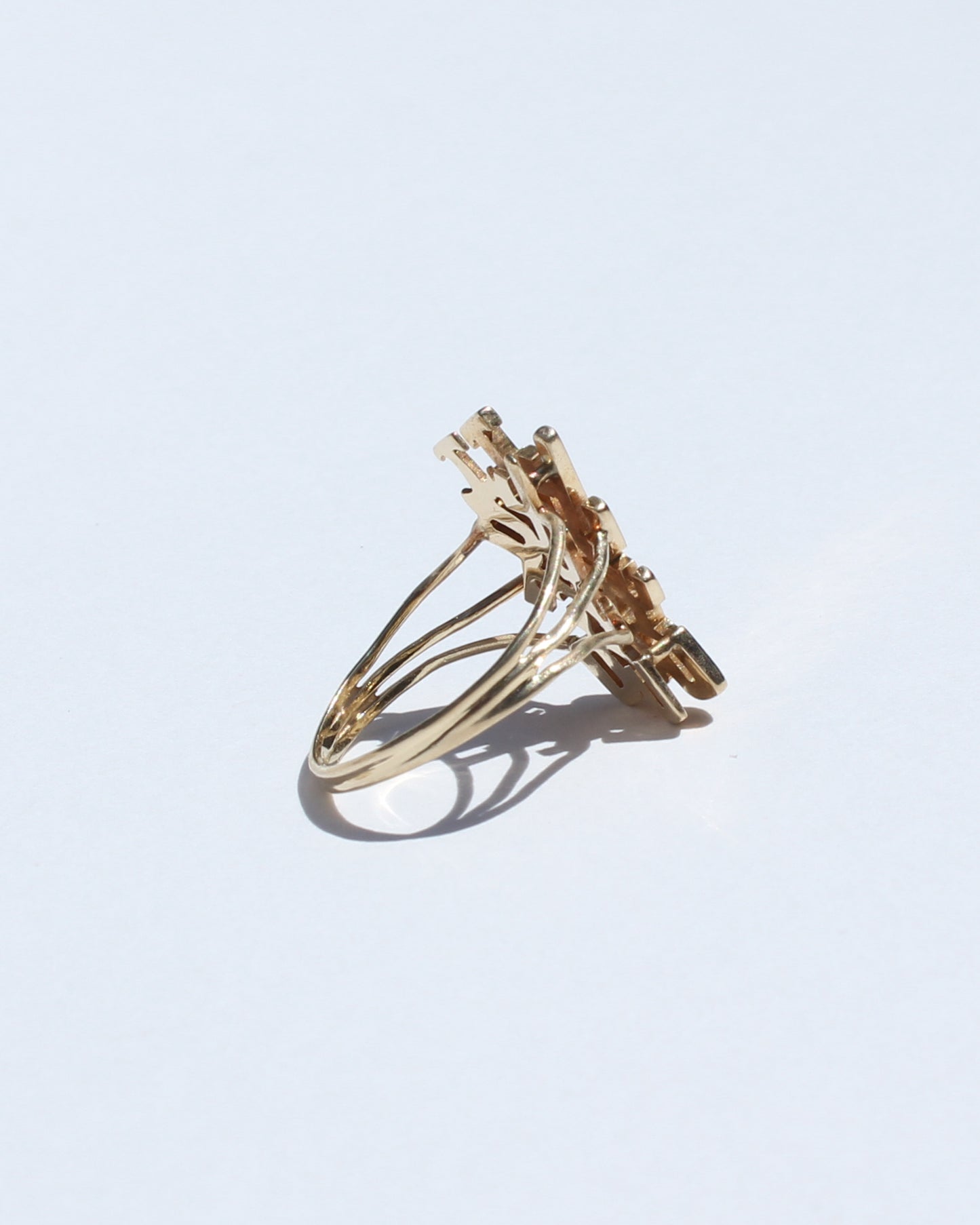 ILOVEYOU vtg 14kt gold ring