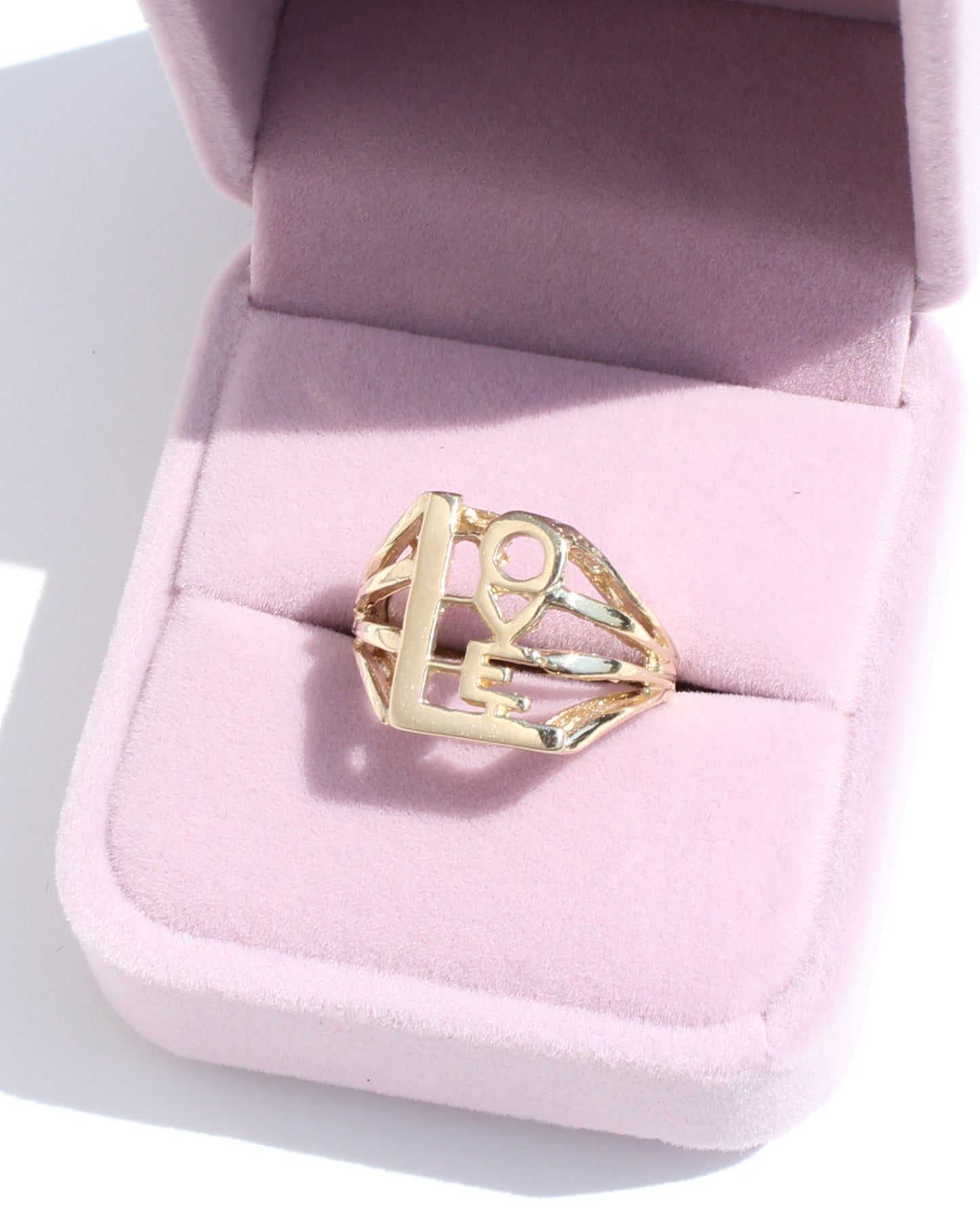 Love VTG 14kt gold ring