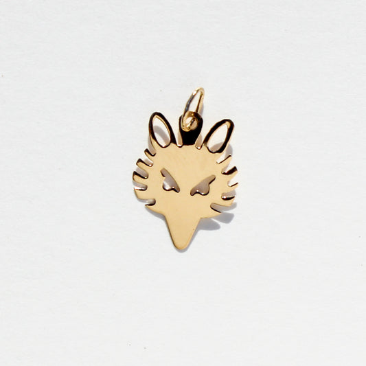 foxy VTG 14kt gold charm