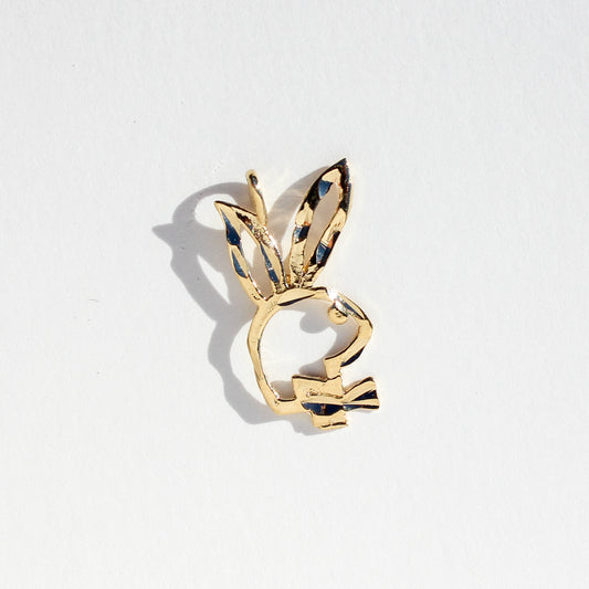 playboy bunny VTG 14kt gold charm