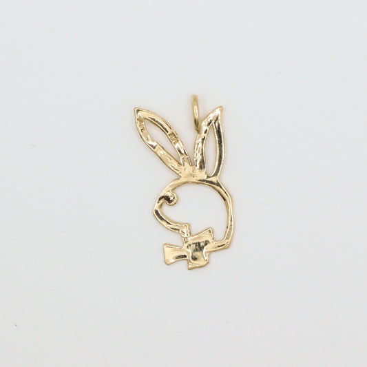 playboy bunny VTG 14kt gold charm