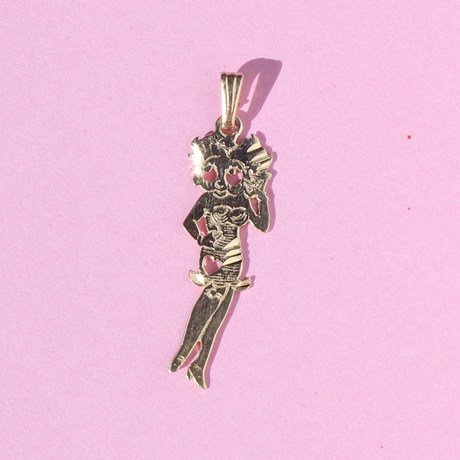 14kt Gold newest Betty Boop Charm