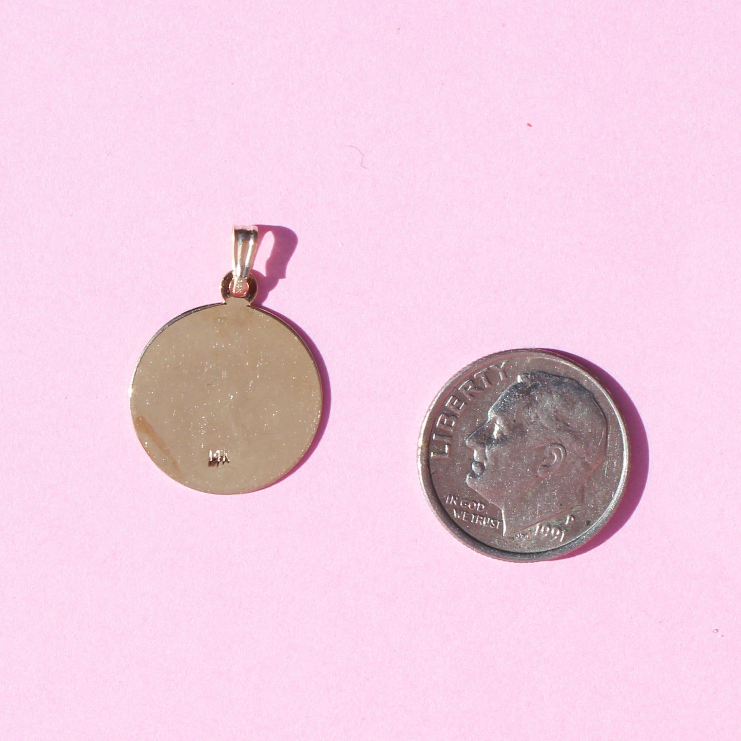 Sagittarius vtg 14kt gold charm