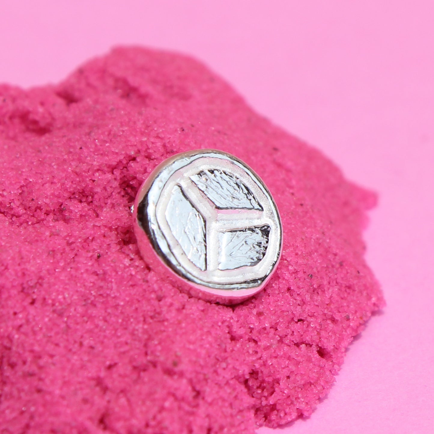 Benz logo stud earring