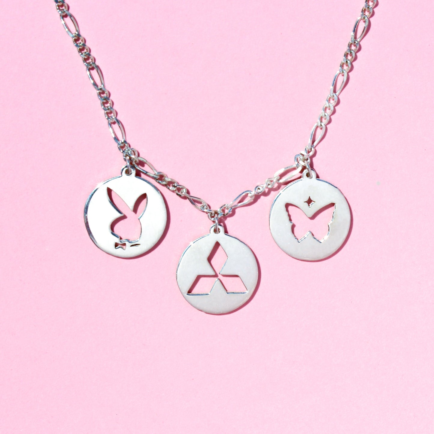 silver e pill necklace (1 of 1)