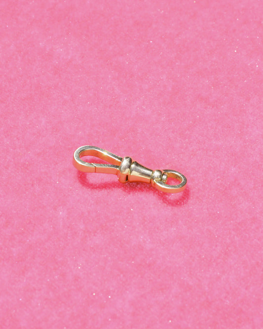 clip charm holder preloved 14kt