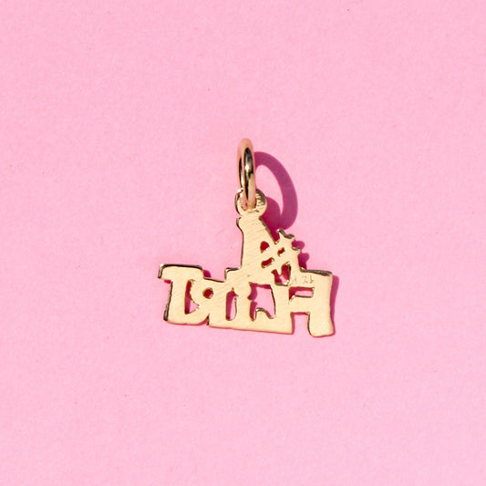 #1 Flirt VTG 12kt gold charm