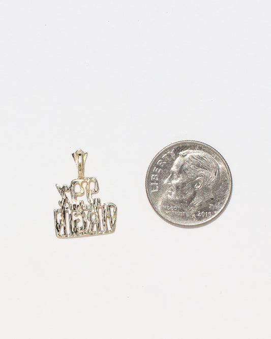 99% Virgin vtg 14kt gold charm