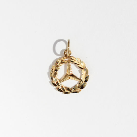 Benz VTG 14kt gold charm