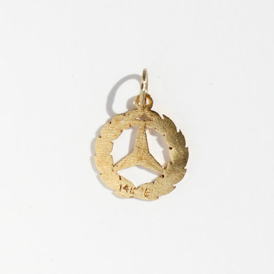 Benz VTG 14kt gold charm