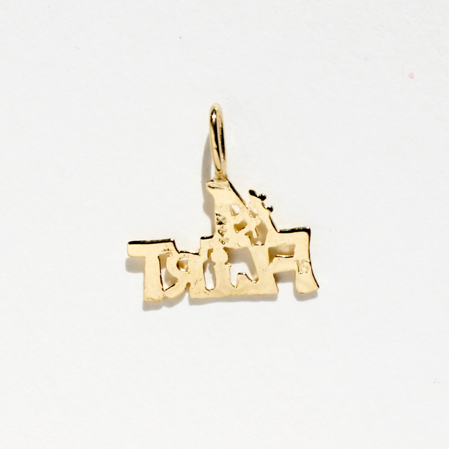 #1 Flirt VTG 14kt gold charm