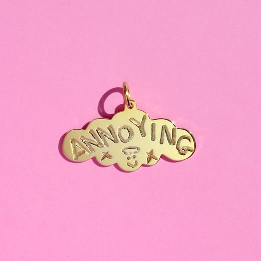 ANNOYING signature pendant (RTS)
