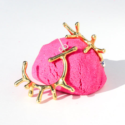 melty spike hoop earrings