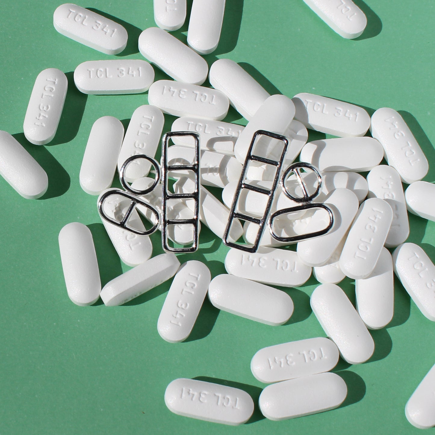 Pill earrings