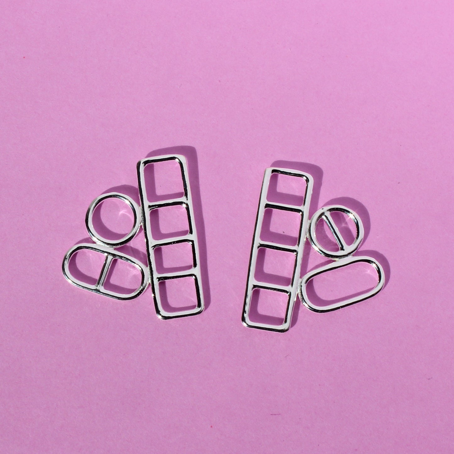 Pill earrings