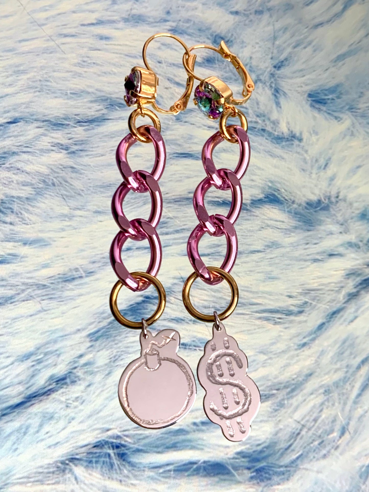 minimalist mix-and-match signature charm earrings