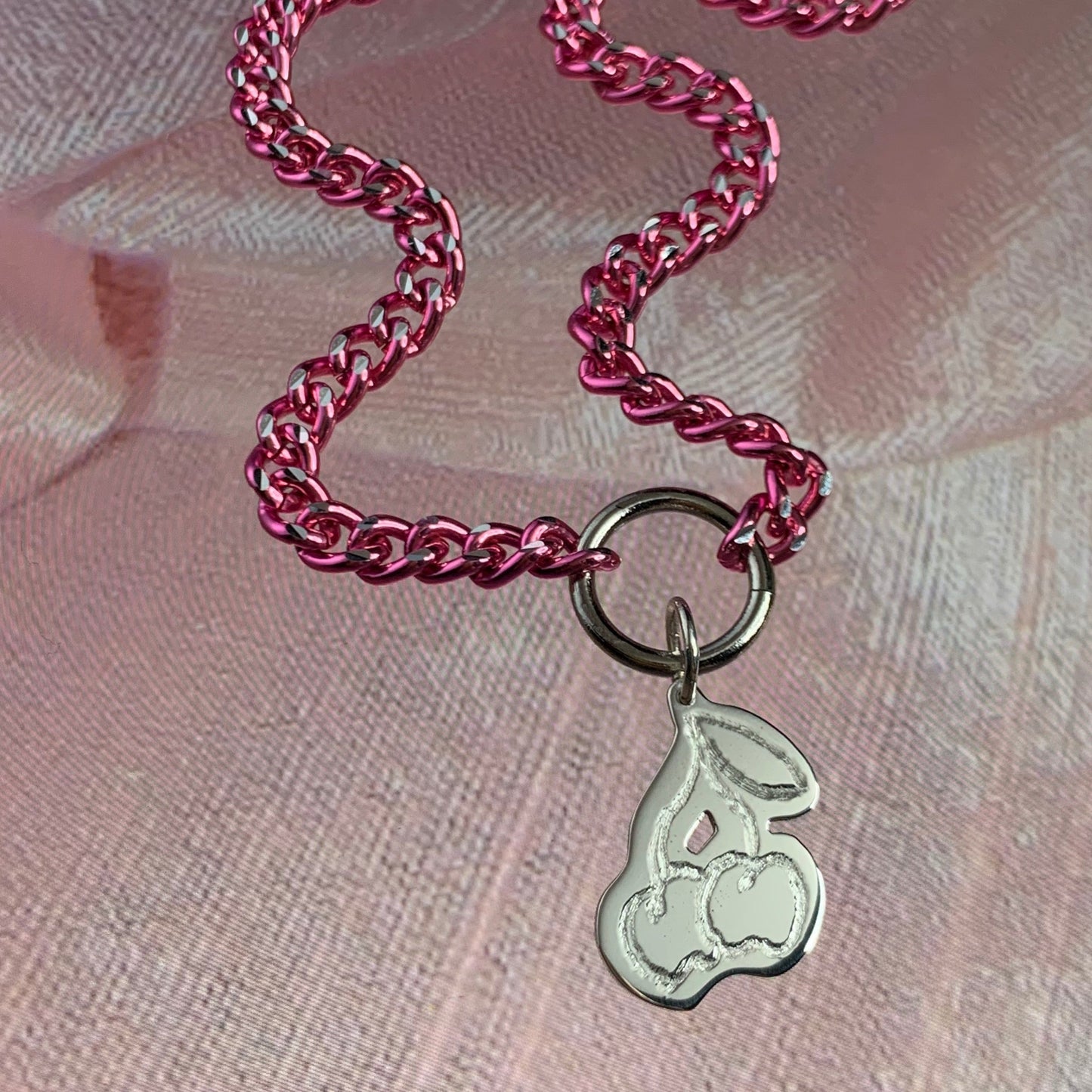 cherry charm necklace 🍒