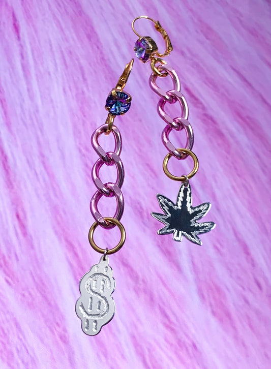 minimalist mix-and-match signature charm earrings