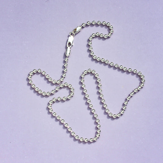 sterling silver necklace chains