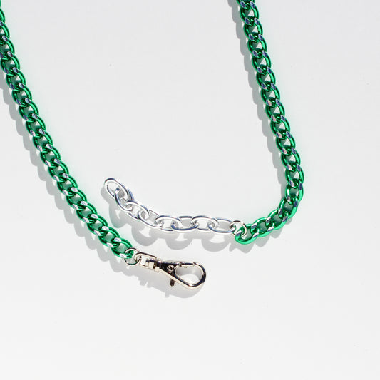 O-ring curb chain necklaces