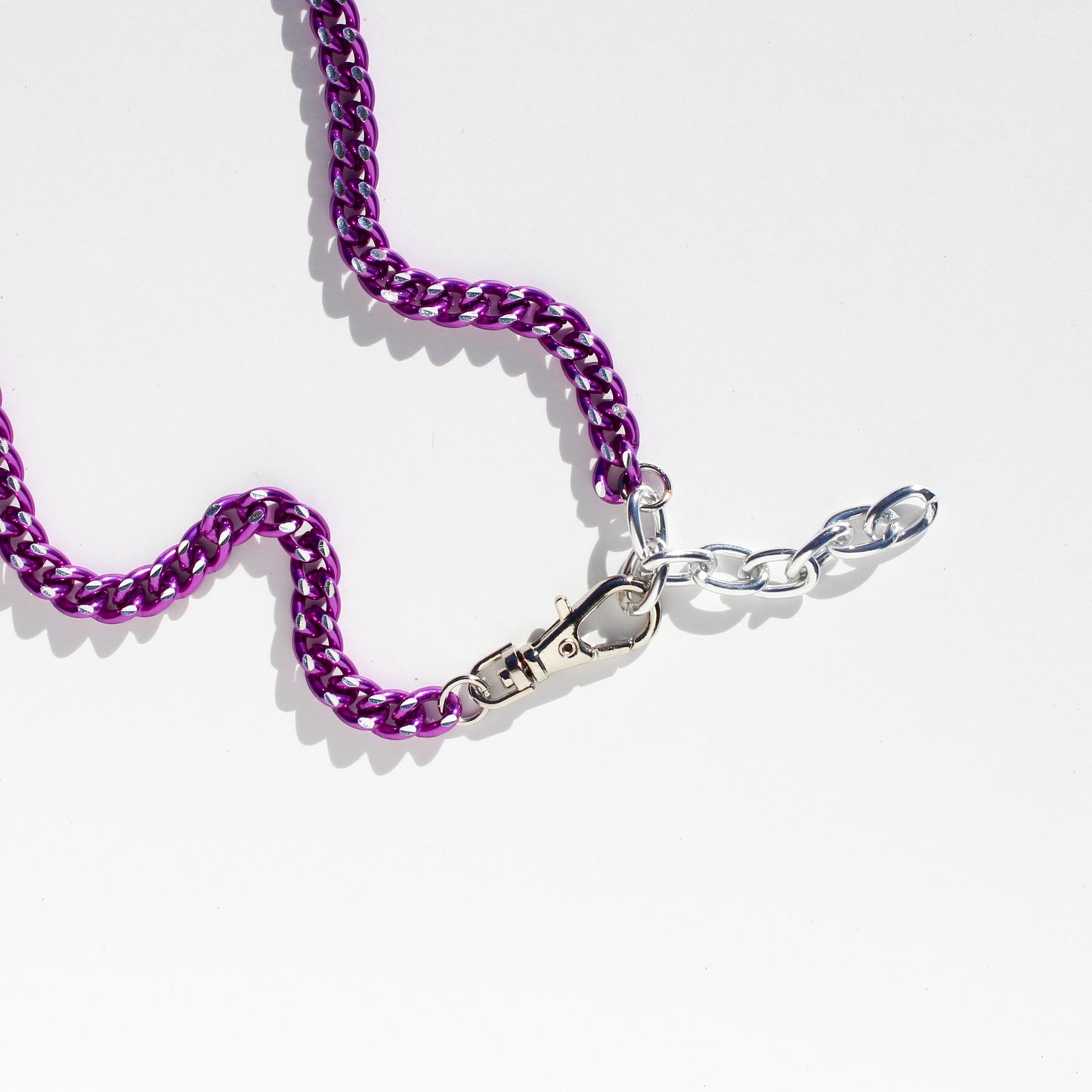 O-ring curb chain necklaces