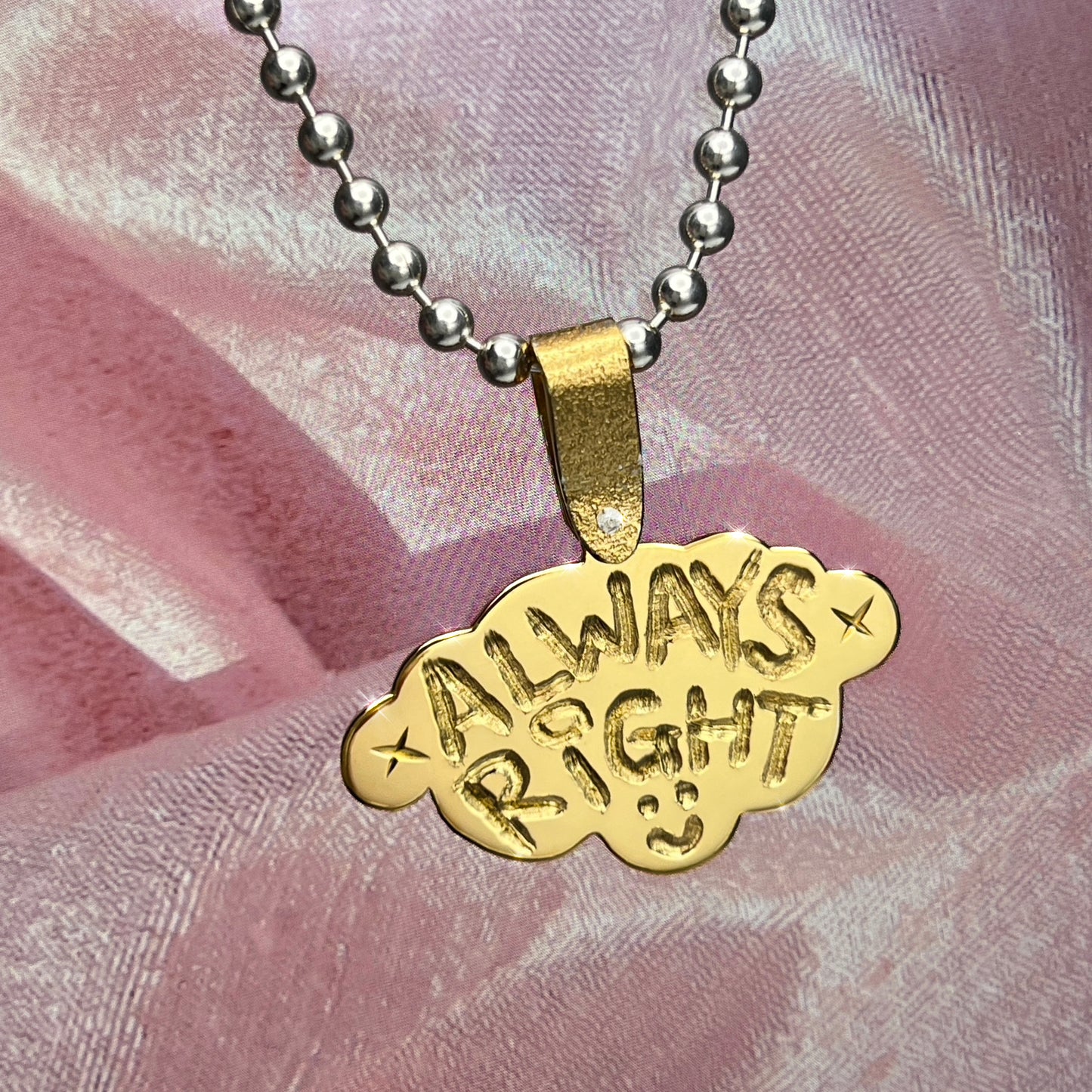 ALWAYS RIGHT pendant preorder