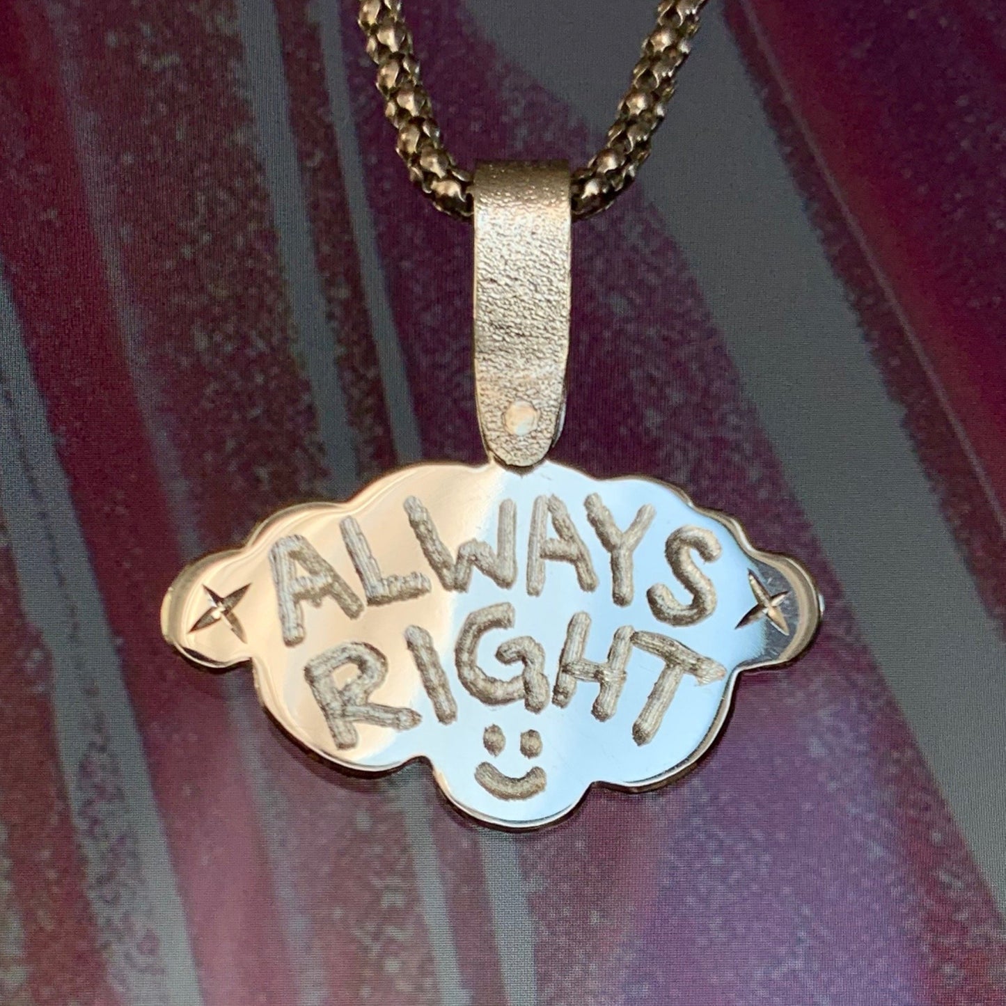 ALWAYS RIGHT pendant preorder