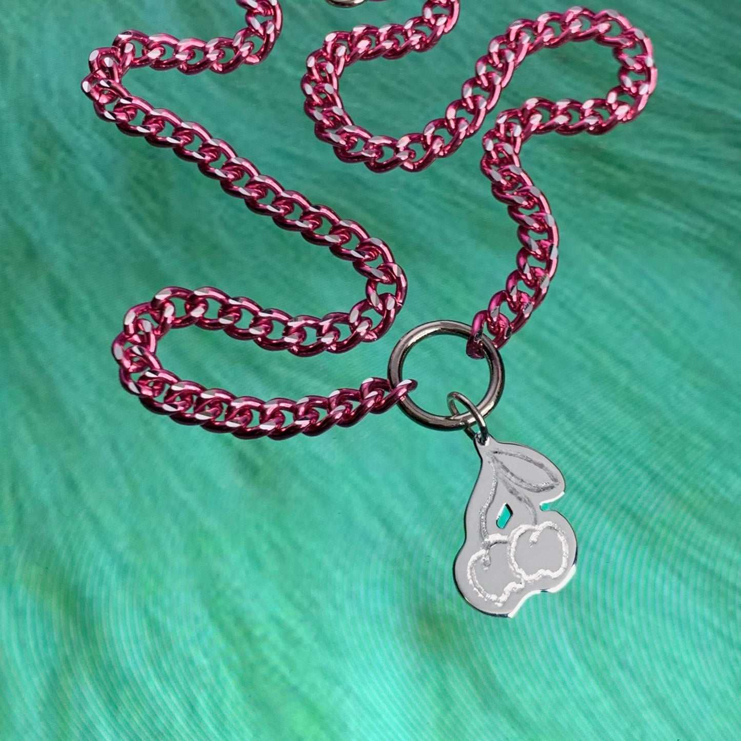 cherry charm necklace 🍒