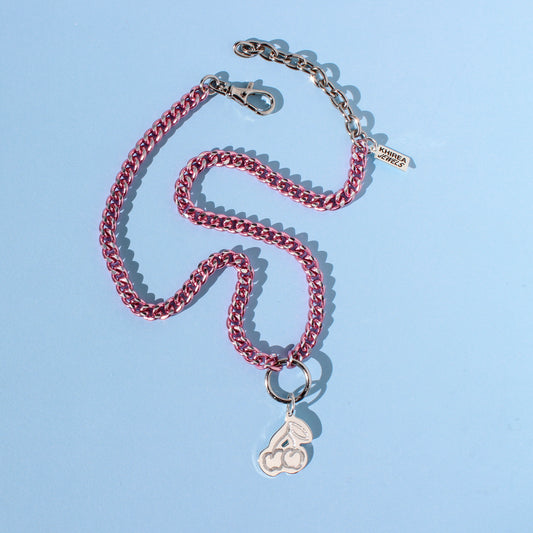 cherry charm necklace 🍒
