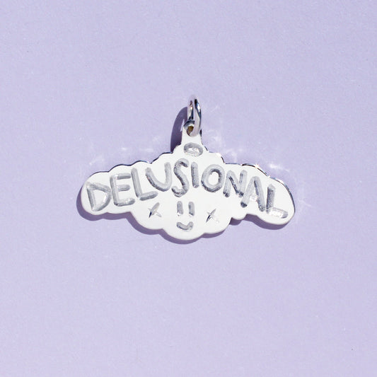 DELUSIONAL signature pendant