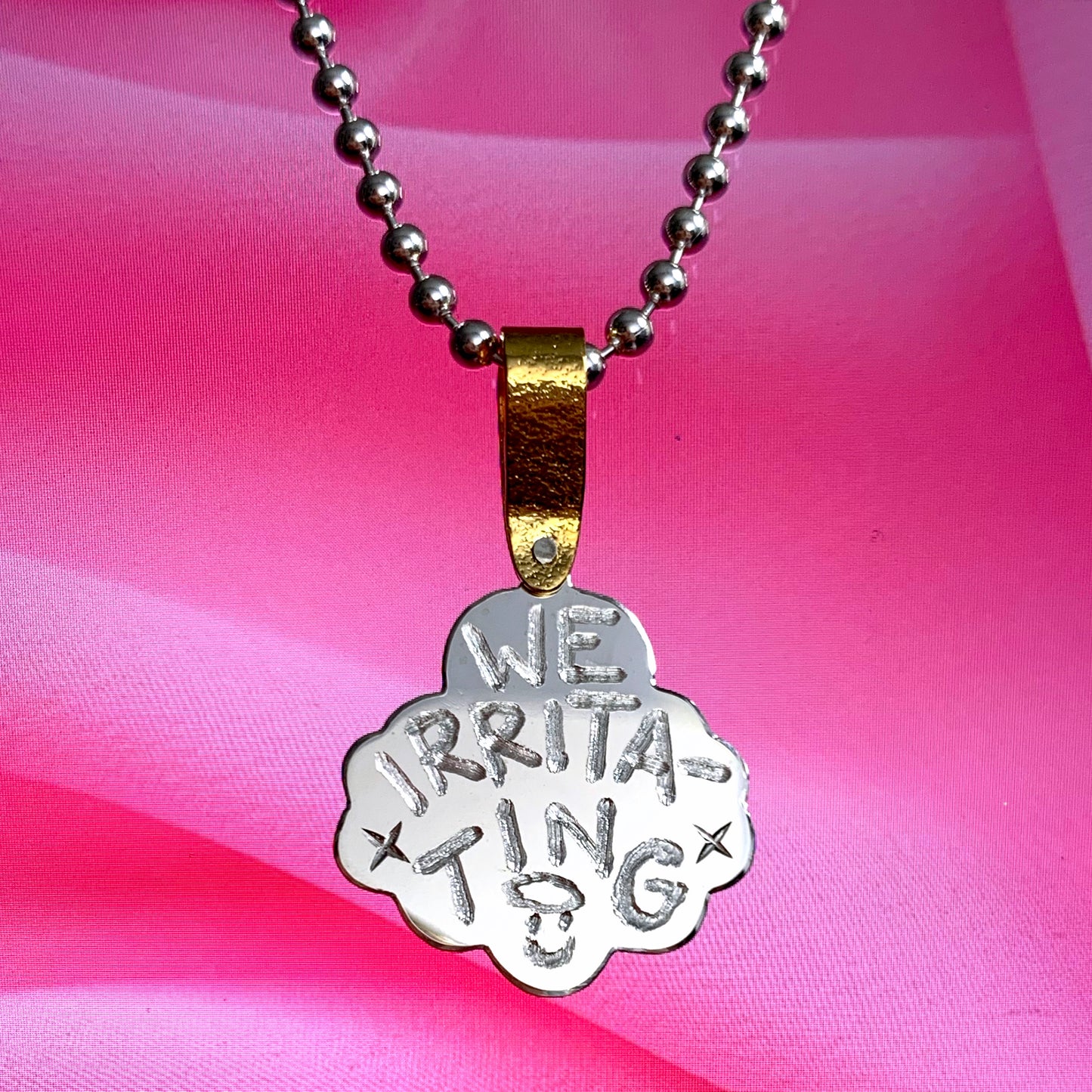 WE IRRITATING 😇 pendant