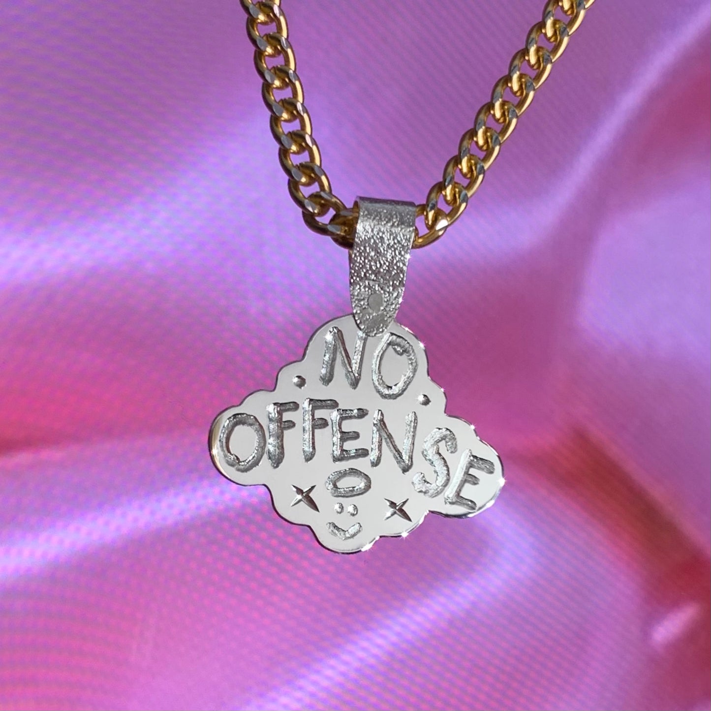 NO OFFENSE pendant preorder
