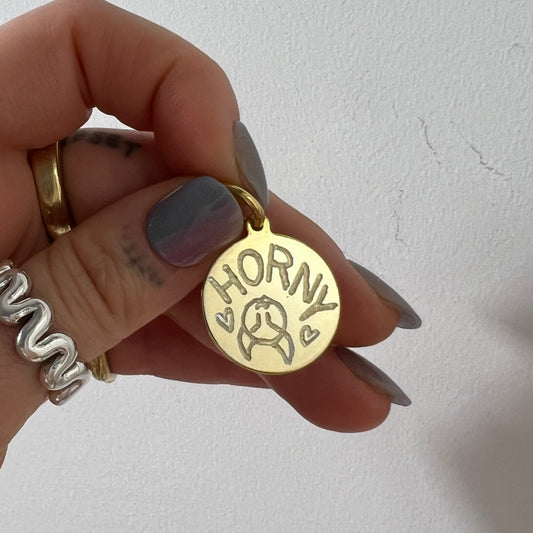 HORNY ¹ ᵒᶠ ¹ dog tag