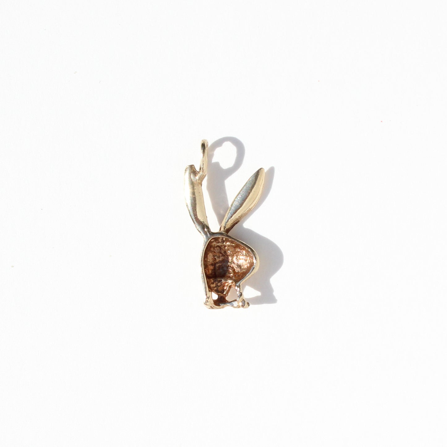 playboy bunny puffy VTG 10kt gold charm