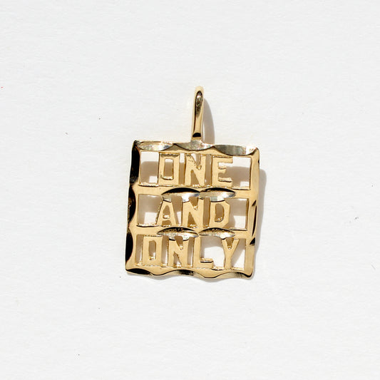 One And Only VTG 14kt gold charm