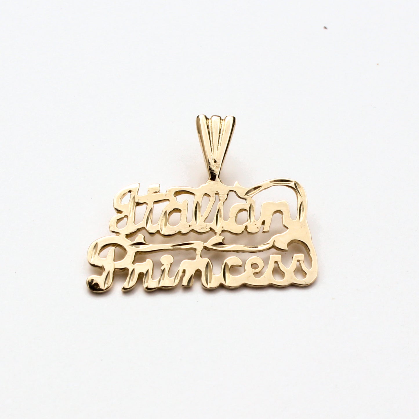 Italian Princess VTG 14kt gold charm