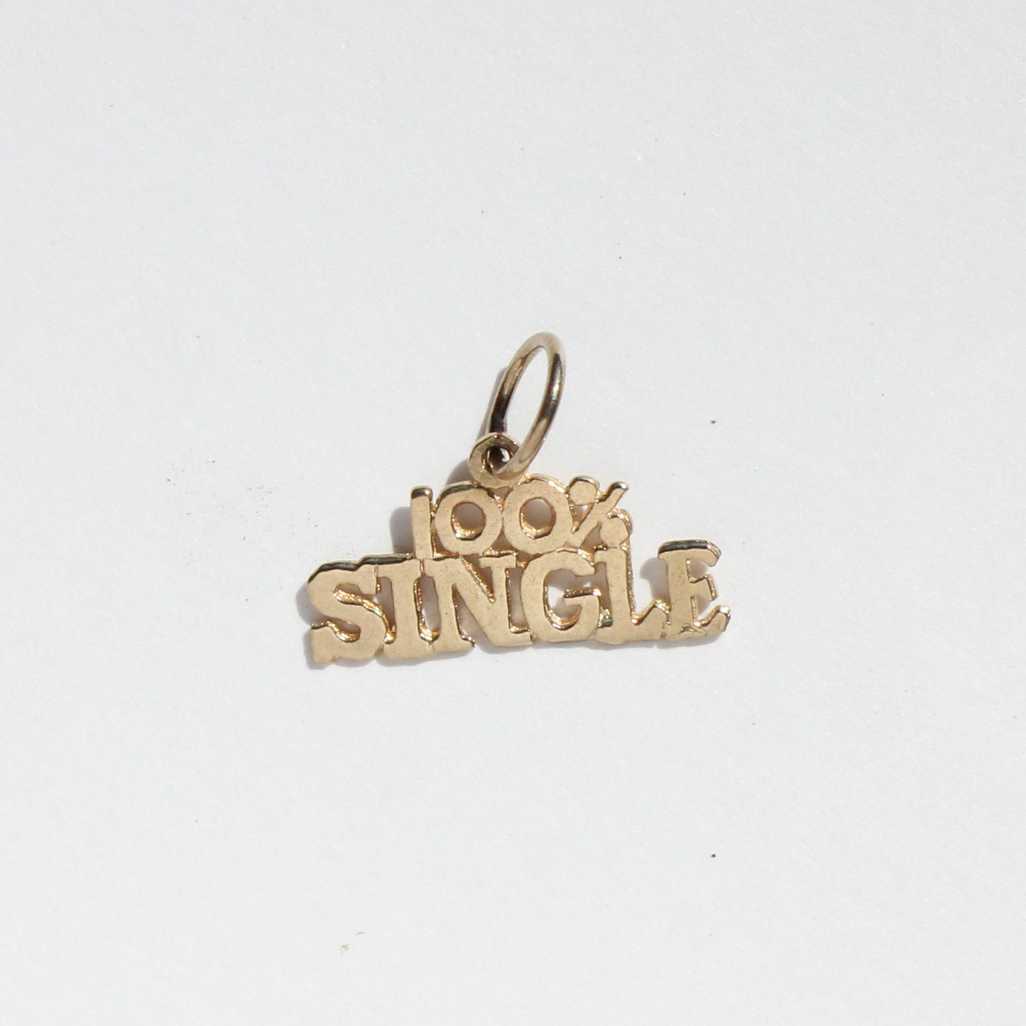 100% Single preloved 14kt gold charm