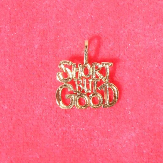 Short But Good preloved 14kt gold charm