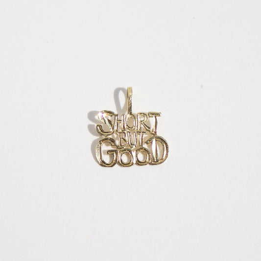 Short But Good preloved 14kt gold charm