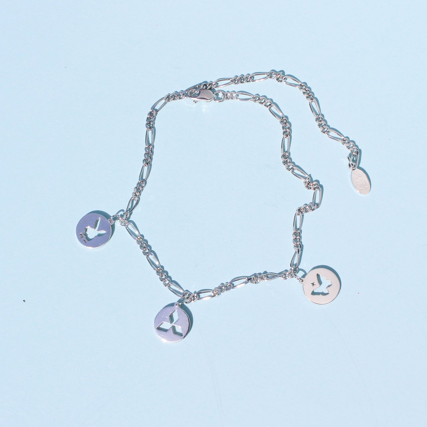 silver e pill anklet (1 of 1)