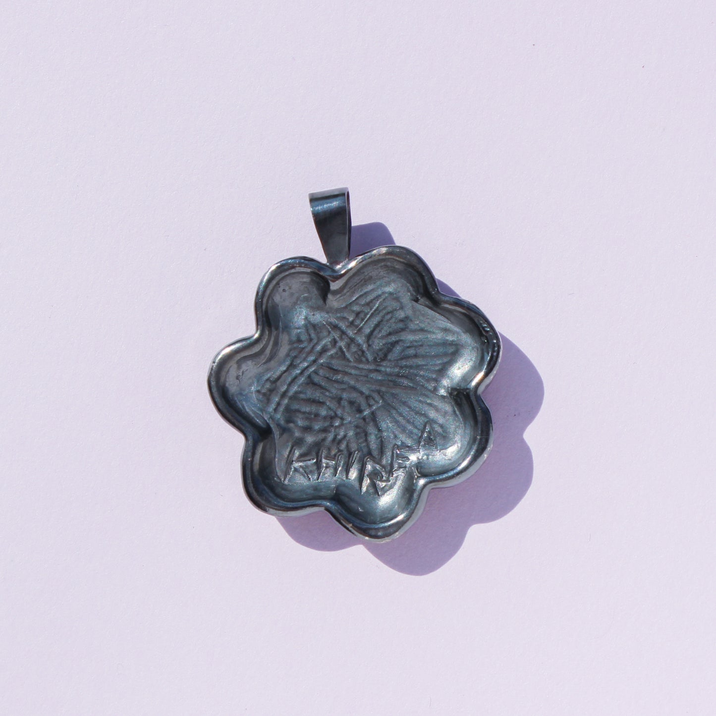 MENACE pendant, rare blackened silver (RTS)