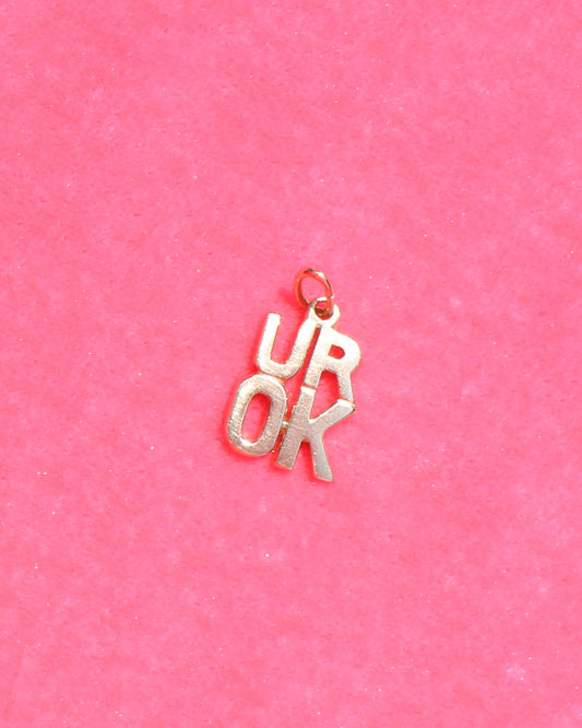 UR OK preloved 14kt charm