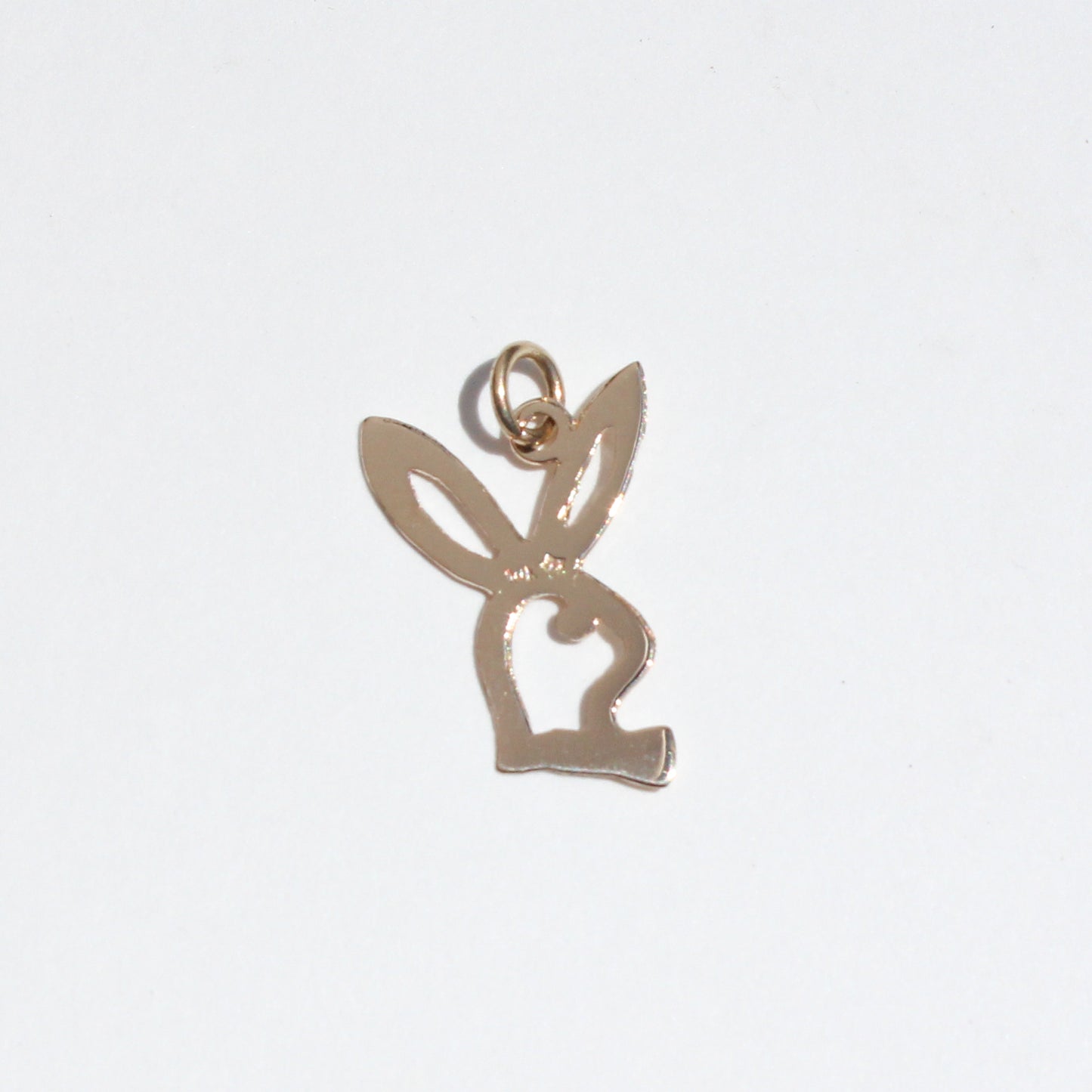 playboy bunny 14kt gold charm