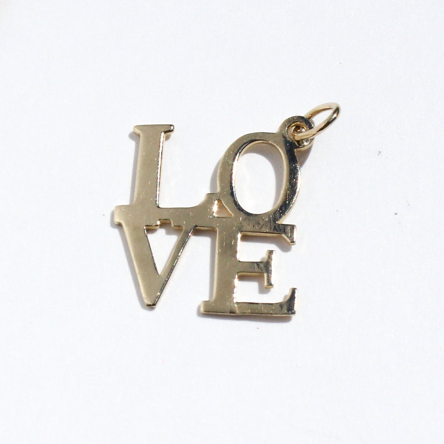 LOVE VTG 10kt gold charm