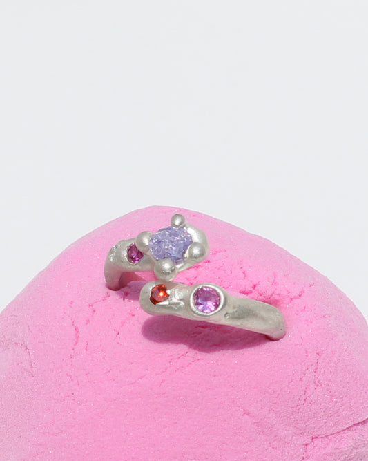 Bubblegum Factory split band ring