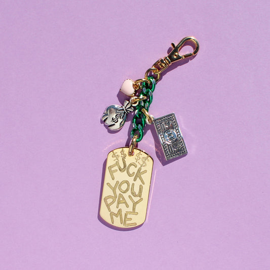FUPM dog tag keychain